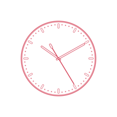 Objects Wall Clocks Ikea Mallhoppa Wall Clock Line Art Illustration Svg, Free Vectors File